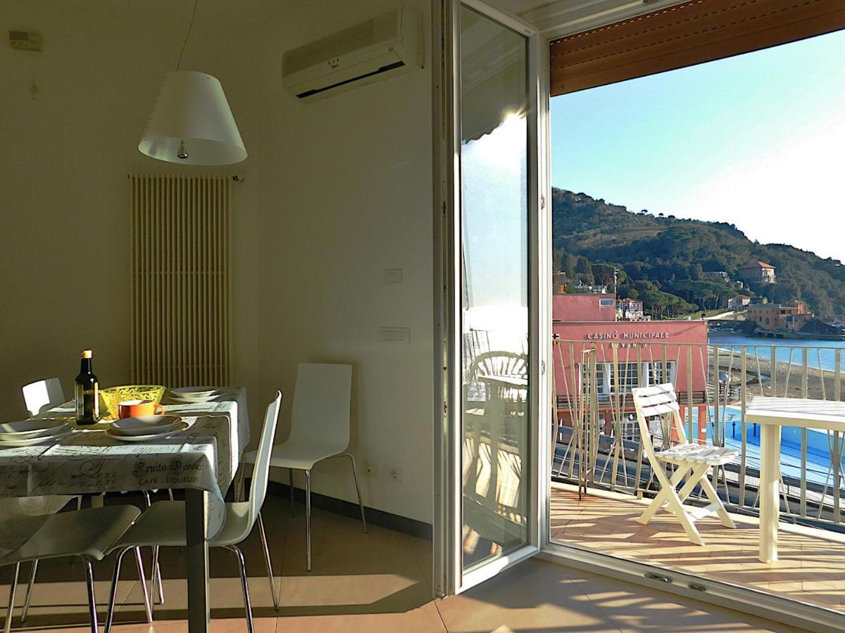 Trilocale Con Meravigliosa Vista Mare, Levanto Extérieur photo