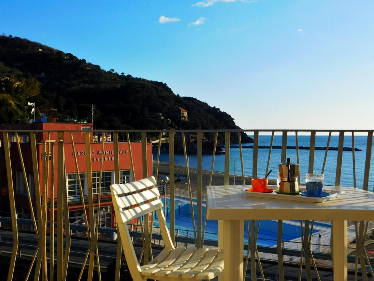 Trilocale Con Meravigliosa Vista Mare, Levanto Extérieur photo