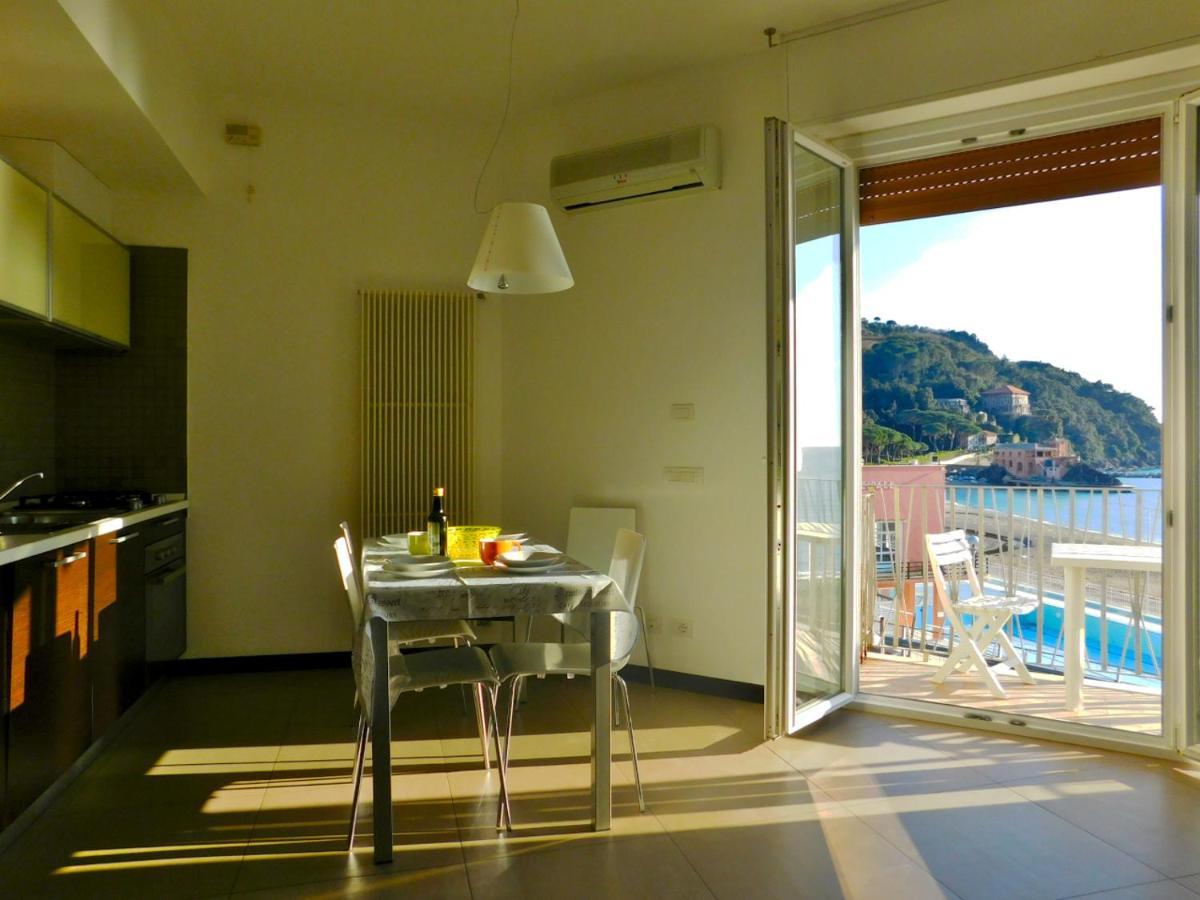 Trilocale Con Meravigliosa Vista Mare, Levanto Extérieur photo